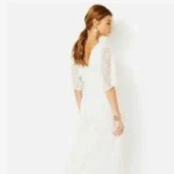 Lilly Pulitzer Parigi Lace Maxi Dress XXS - Picture 3 of 7